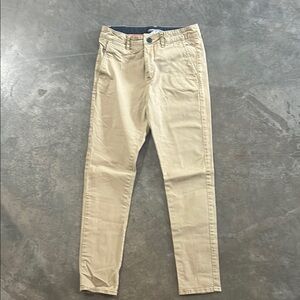 Boys Beige Chino Pants